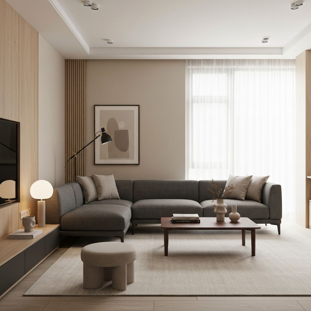 Beautifully organized living space